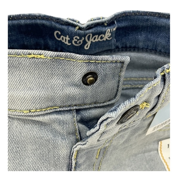 Cat & Jack Toddler Girls Shorts with Adjustable Waist Light Blue, 3T - Picture 2 of 5